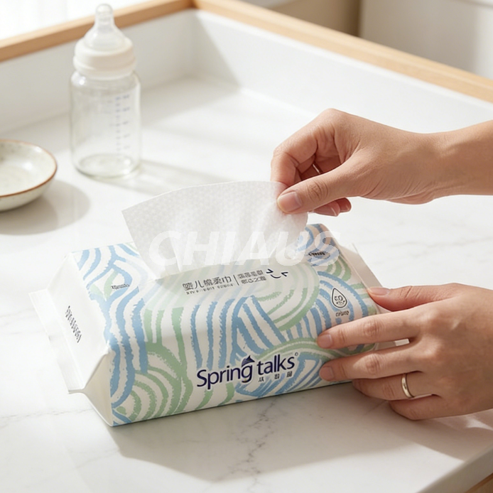 Chiaus Inoraswa Ganda Rinoshamwaridzana Cotton Tissues Dry uye Wetness Use